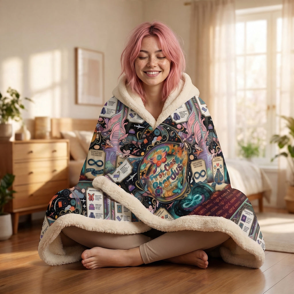 Sherpa Portal Blanki3 Chrysalis Recovery Cloak Hooded Sherpa (extra warm First-Class Stardust variant)