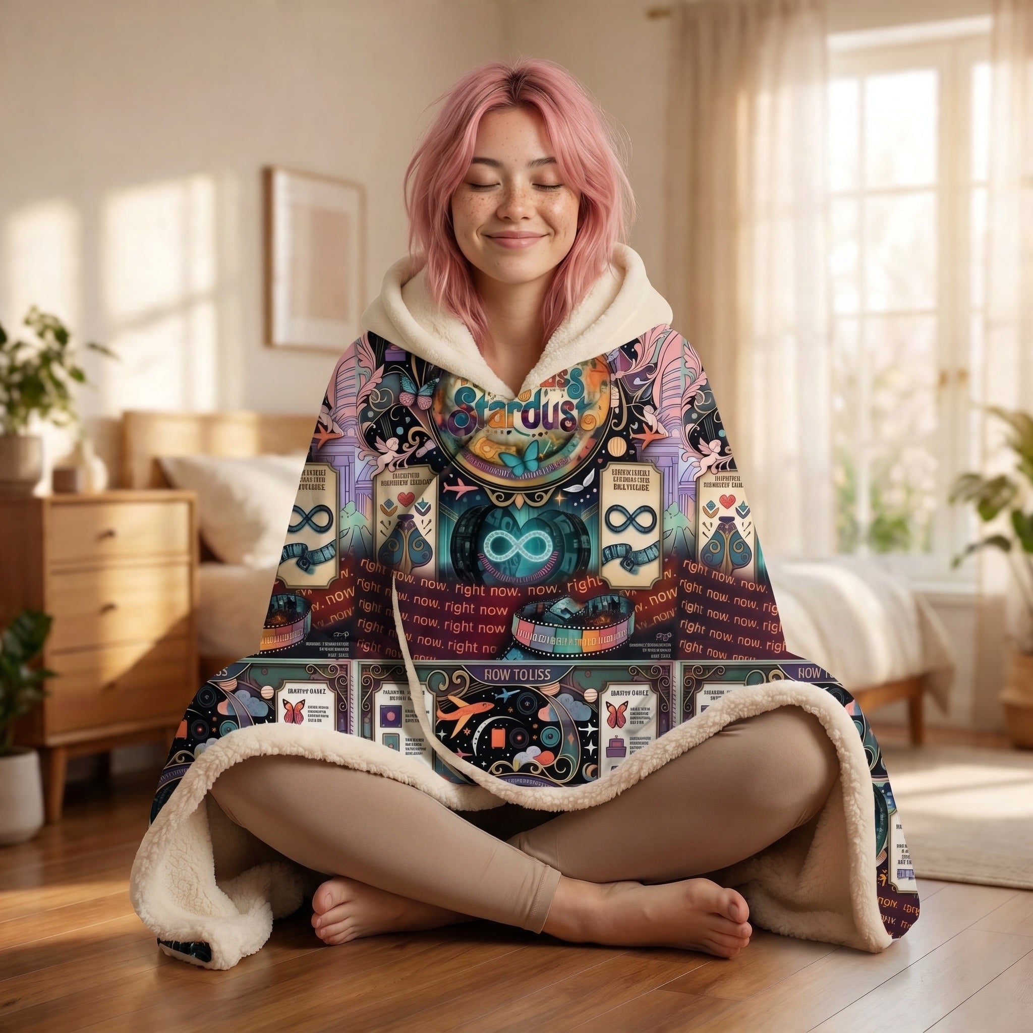 Sherpa Portal Blanki3 Chrysalis Recovery Cloak Hooded Sherpa (extra warm First-Class Stardust variant)