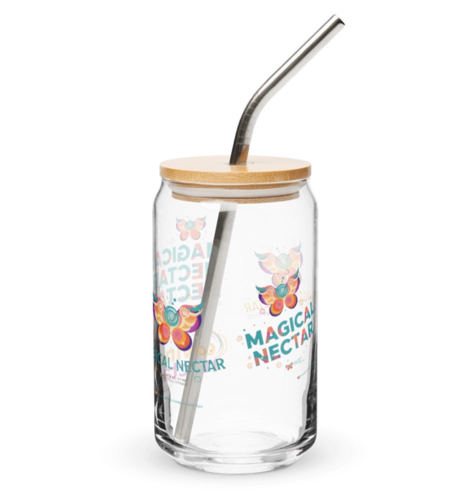 Nettare Magico Ariel Rose Portali Farfalle Bicchieri con Cannuccia