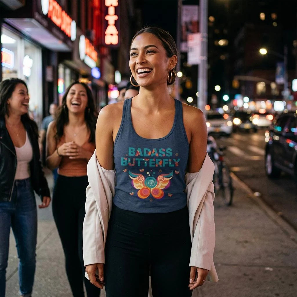 Badass Butterfly Tank Top for Women - Super Soft, Comfortable & Stylish