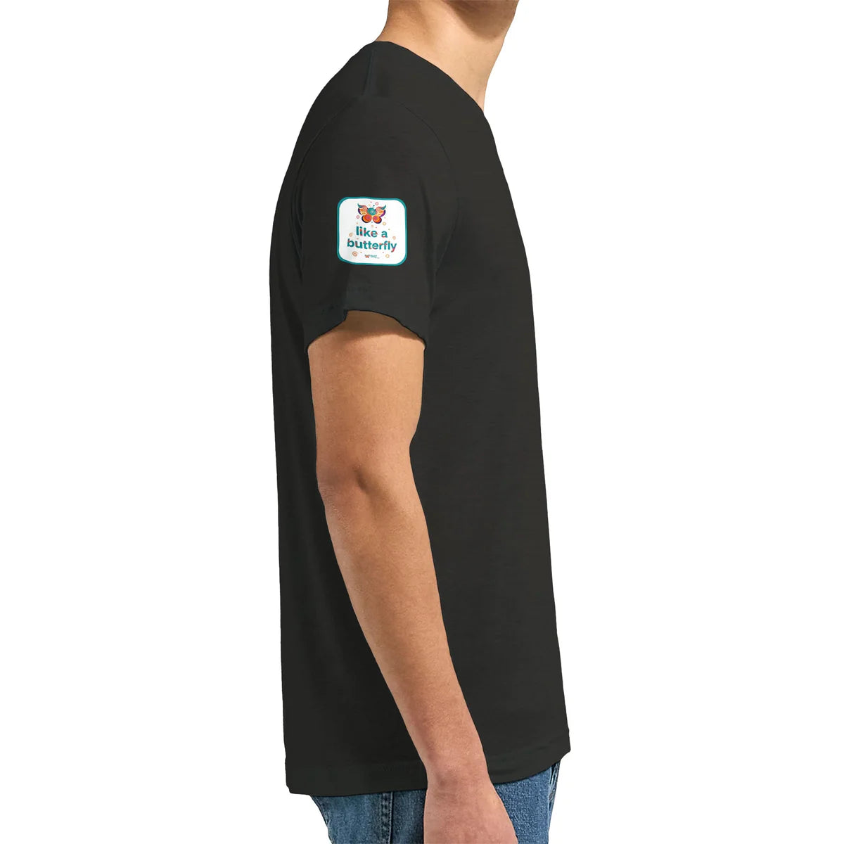 Badass Butterfly & Ariel Rose Portals Logo T-Shirt | Ultra Soft Unisex Tri-Blend Tee