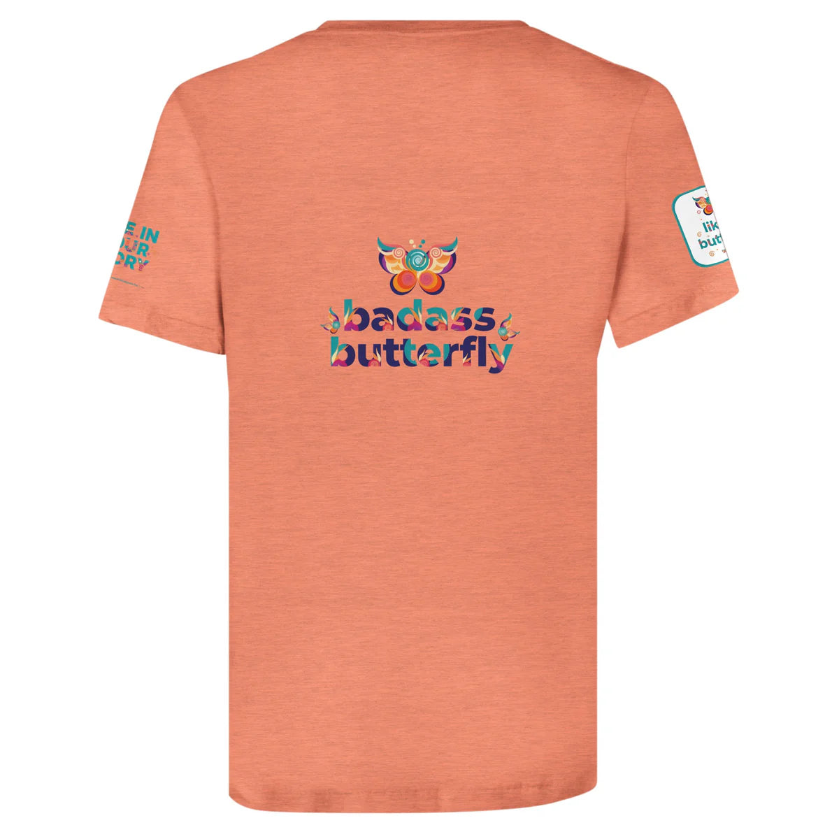 Badass Butterfly & Ariel Rose Portals Logo T-Shirt | Ultra Soft Unisex Tri-Blend Tee