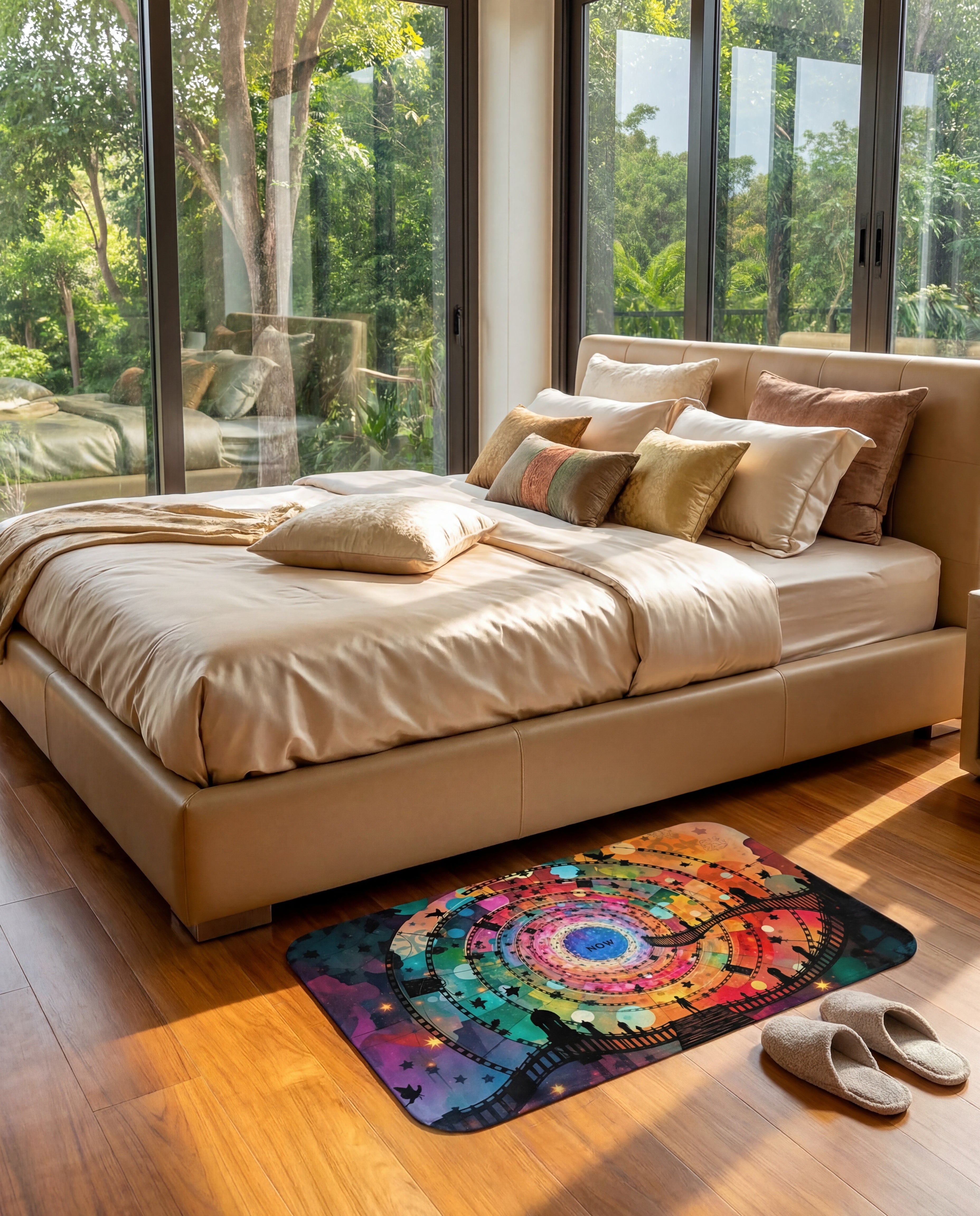 The Magical Portal Rug™️ Spiral Spring Now Mat