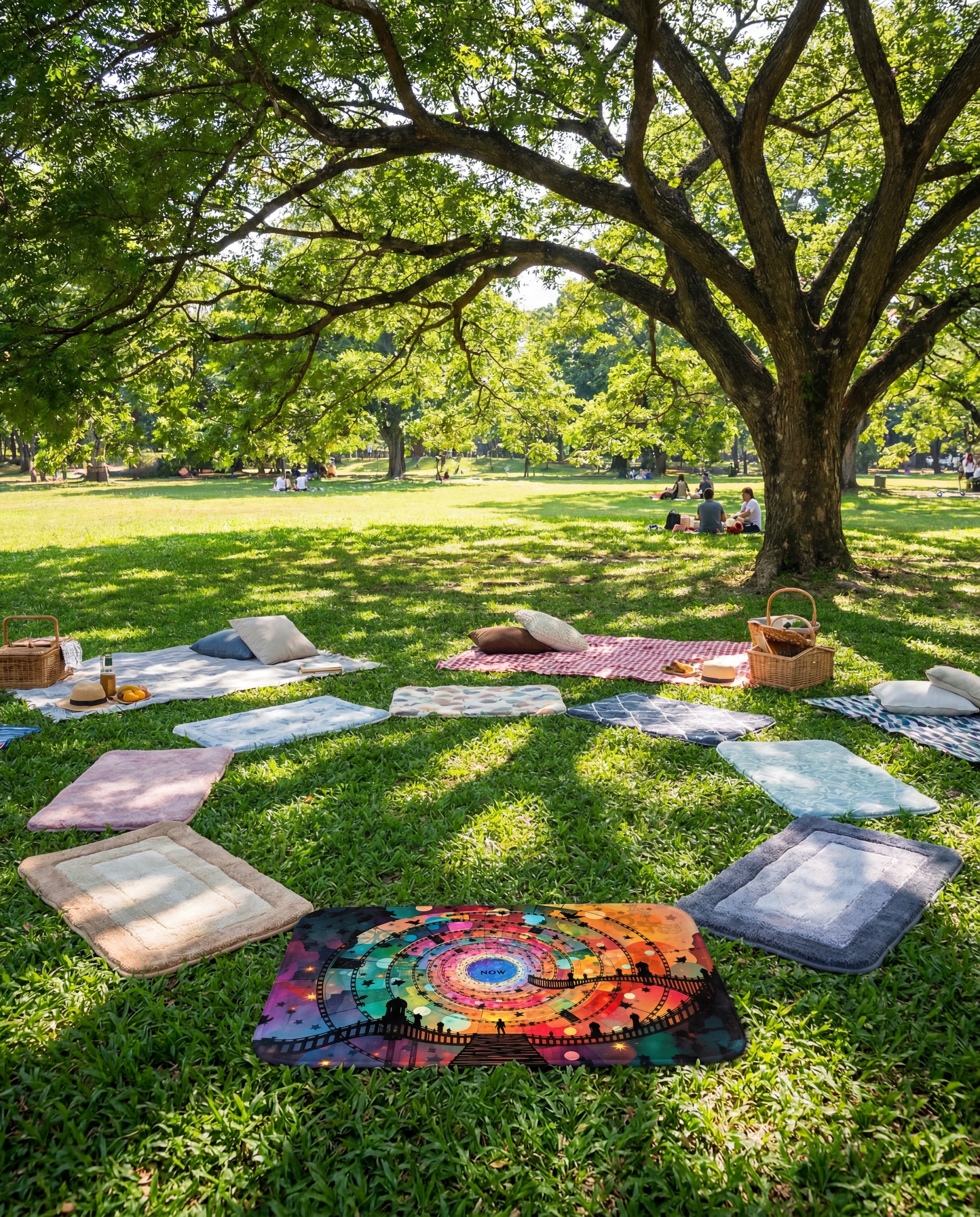The Magical Portal Rug™️ Spiral Spring Now Mat