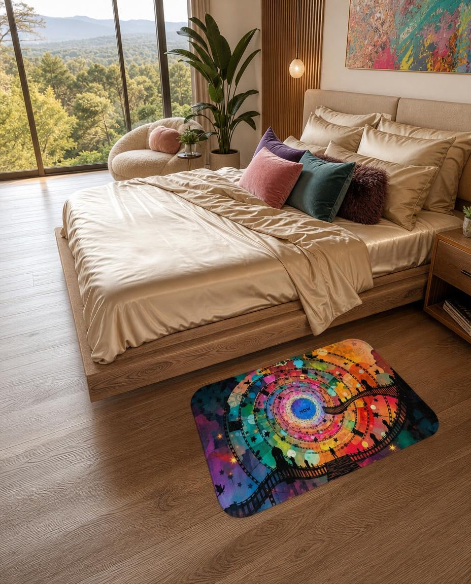 The Magical Portal Rug™️ Spiral Spring Now Mat