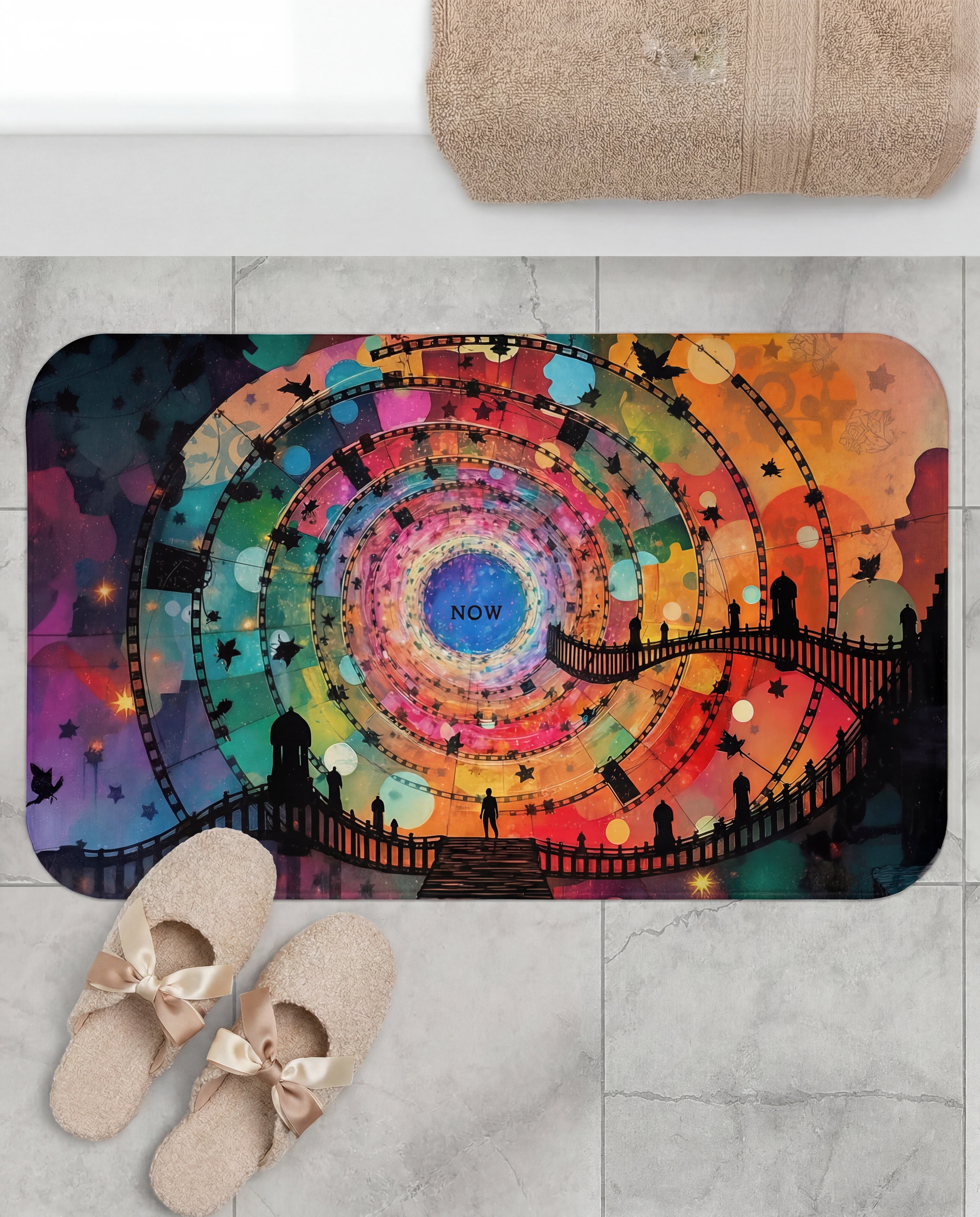 The Magical Portal Rug™️ Spiral Spring Now Mat