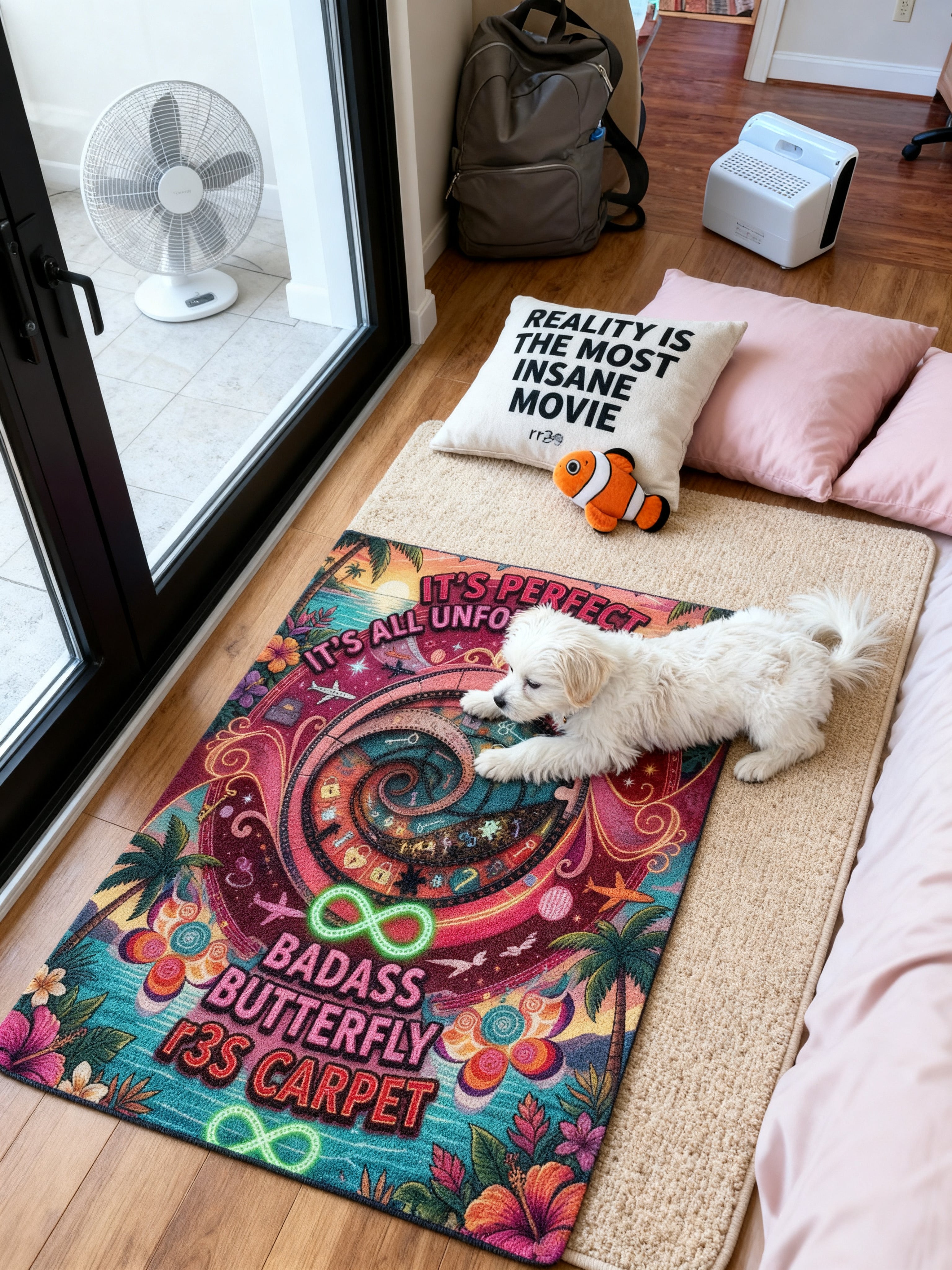 Badass Butterfly R3S Carpet Velveteen Microfiber Blanki3 Cape Mini Variant