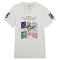 Ariel Rose Portals “How to Use Portal Rugs” Pop Art Triblend Unisex Crewneck T-shirt - Whimsical Cartoon Puppy Design